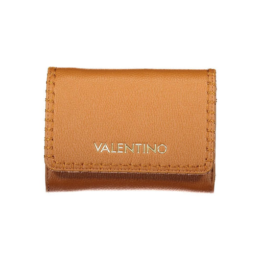 Mario Valentino Brown Polyurethane Women's Wallet