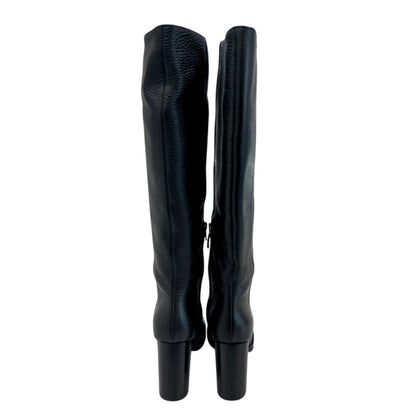 Borbonese Black Leather Women Boot