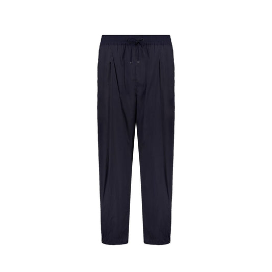 Herno Blue Elastane Casual Pants