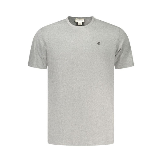 Calvin Klein Gray Cotton T-Shirt