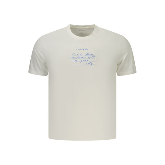 Calvin Klein White Cotton T-Shirt