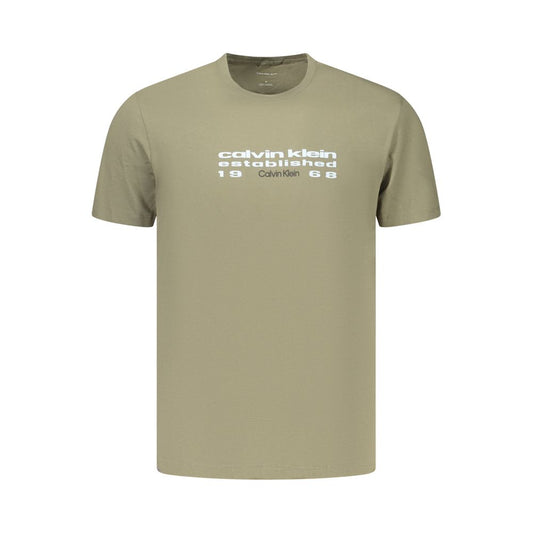 Calvin Klein Green Cotton T-Shirt