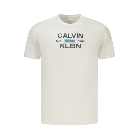 Calvin Klein White Cotton T-Shirt