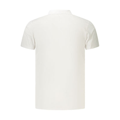 Lotto White Polyester Polo Shirt