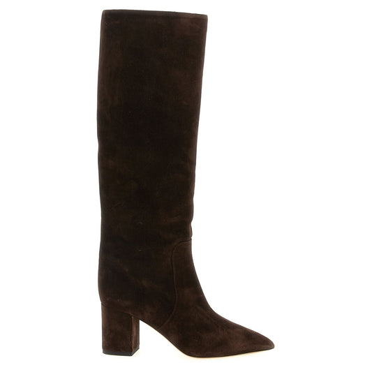 Paris Texas Brown Calfskin Over The Knee