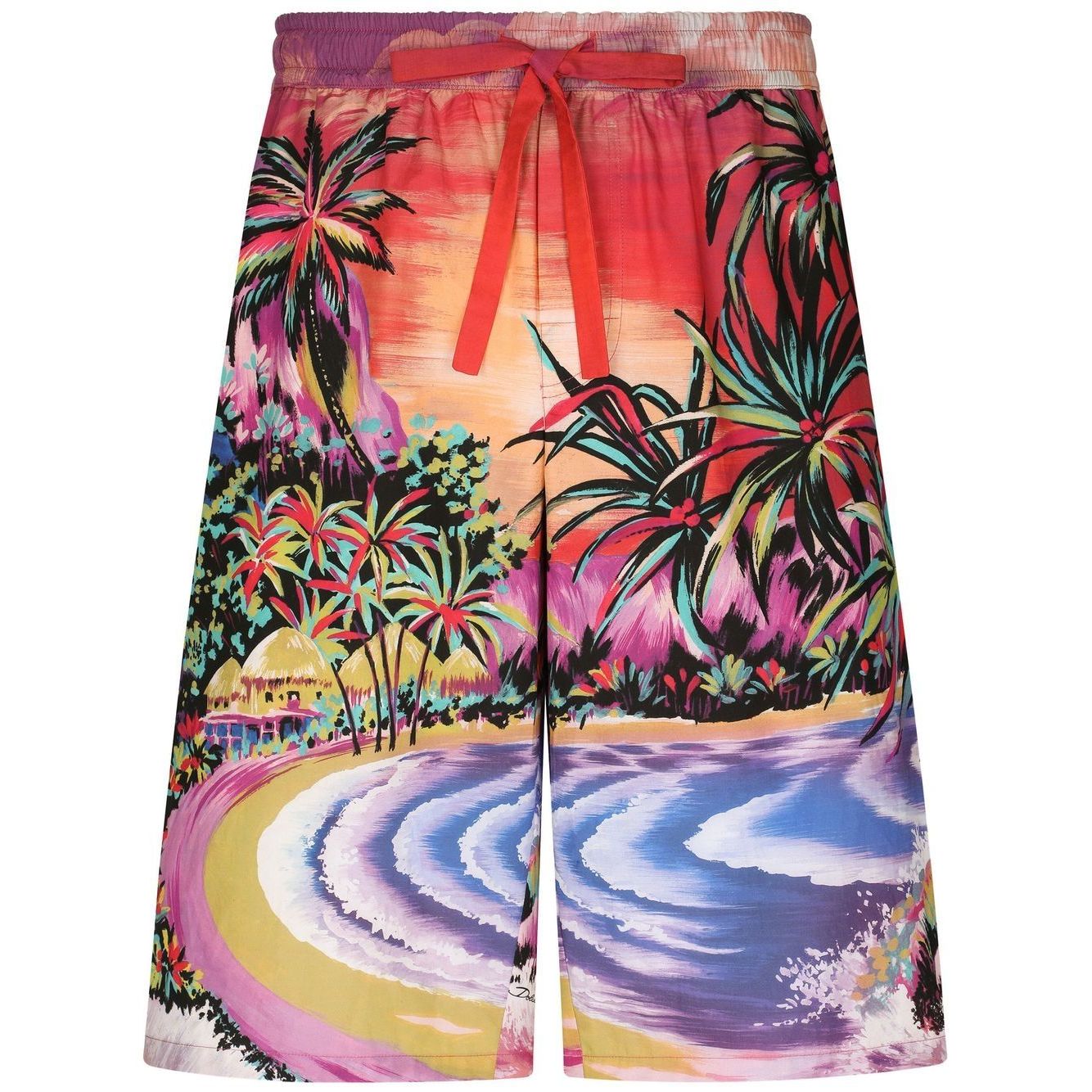 Dolce & Gabbana graphic-print bermuda shorts Short trousers