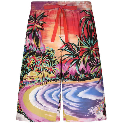 Dolce & Gabbana graphic-print bermuda shorts Short trousers