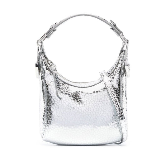 By Far Pre Cosmo metallic top-handle bag