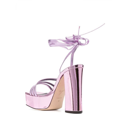 Giuseppe Zanotti Metallic 125mm platform sandals Sandals