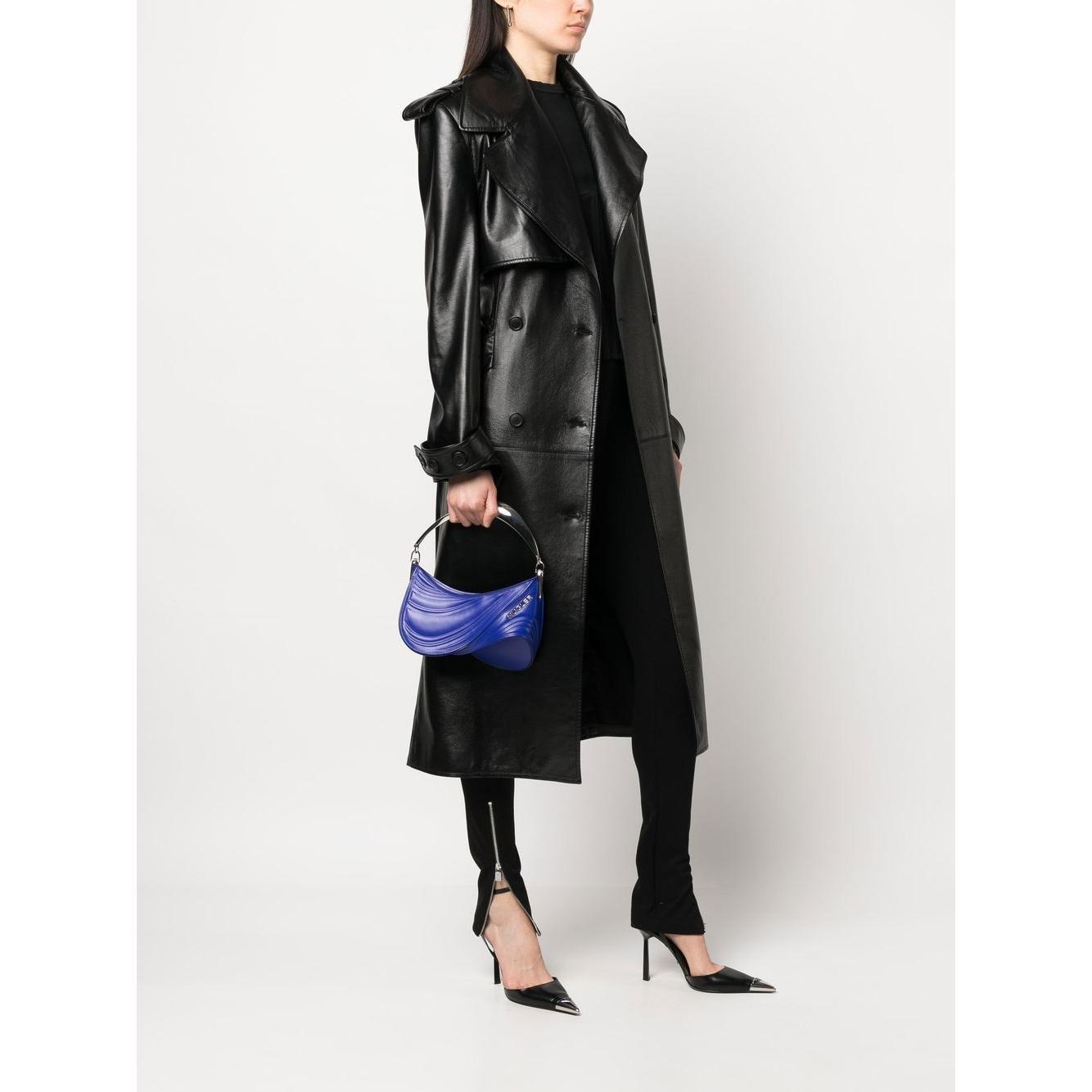 Mugler small Spiral Curve 01 embossed tote bag 22W10SA00119066020