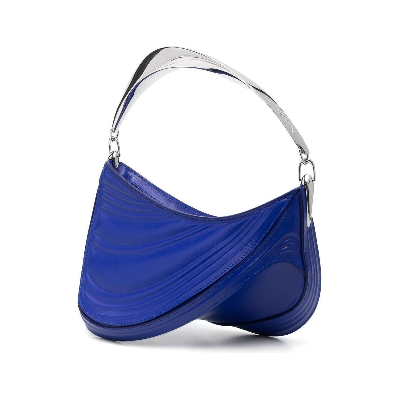 Mugler small Spiral Curve 01 embossed tote bag 22W10SA00119066020