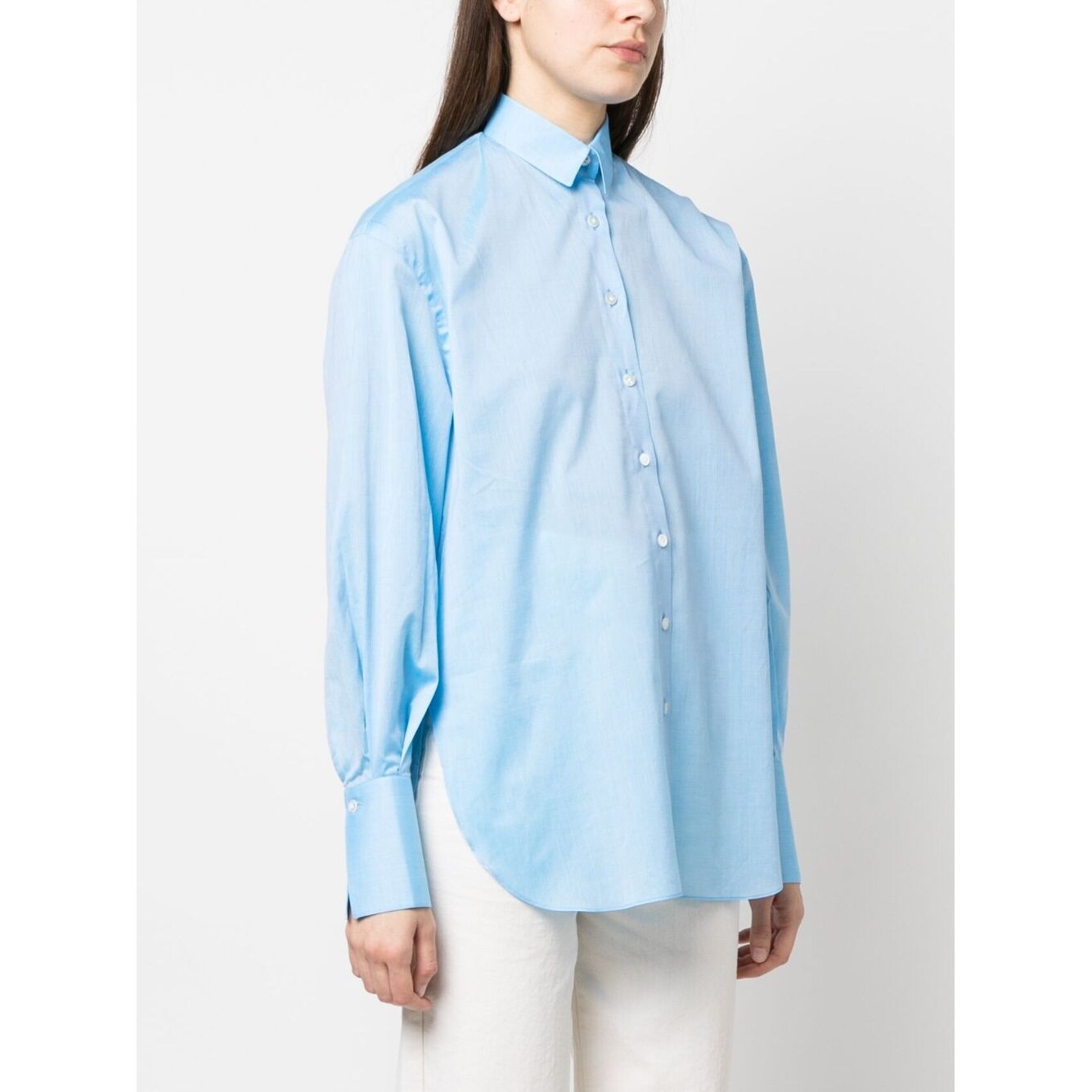 FINAMORE 1925 NAPOLI Shirts Clear Blue