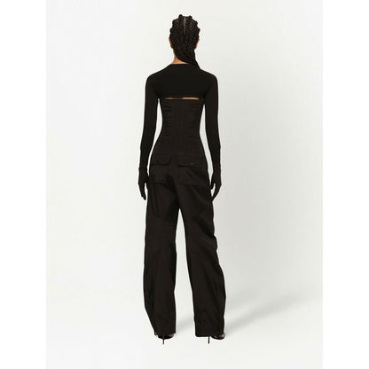 Dolce & Gabbana cropped button-fastening cardigan