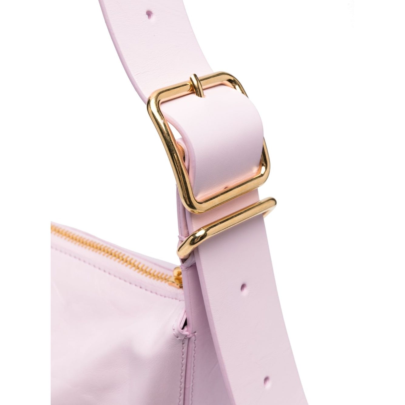 Jil Sander medium crinkled leather shoulder bag