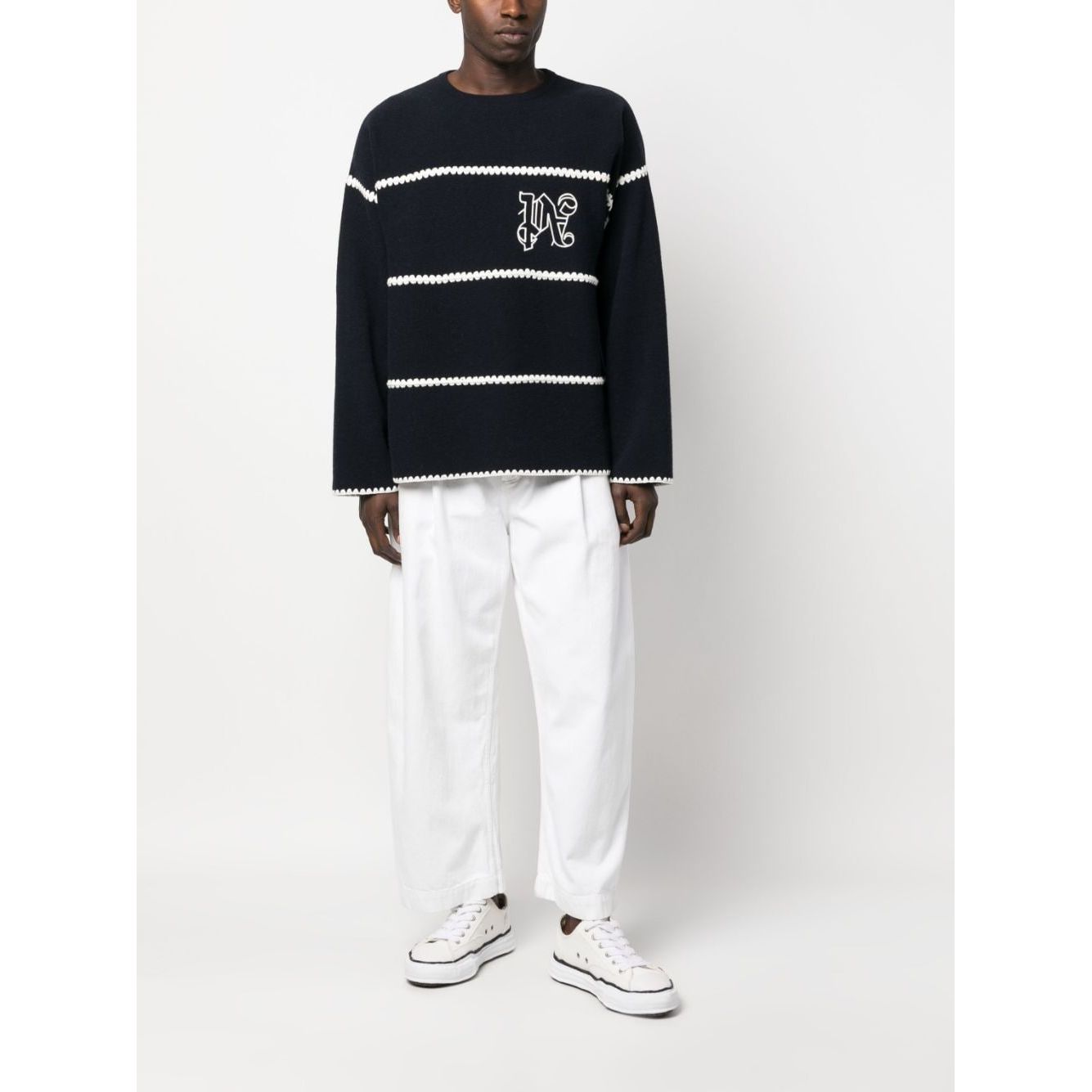 Palm Angels Sweaters Blue