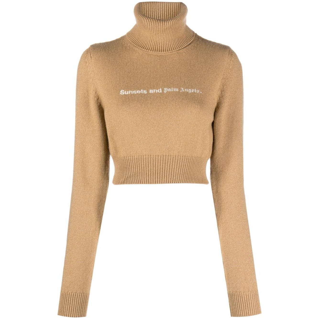 Palm Angels Sweaters Camel