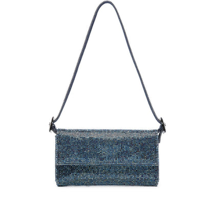Benedetta Bruzziches Vitty La Mignon rhinestone-embellished denim bag Clutches