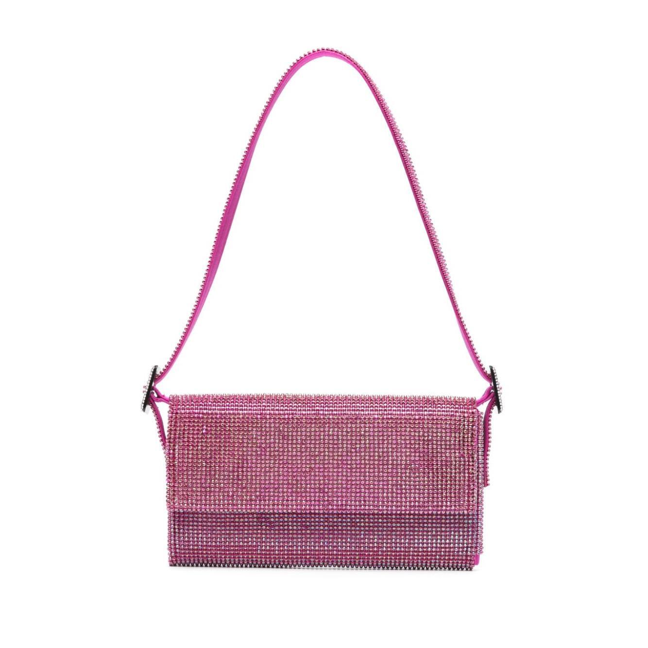 Benedetta Bruzziches Vittissima crystal-embellished shoulder bag 14021VITTISSIMAFUCHSIA