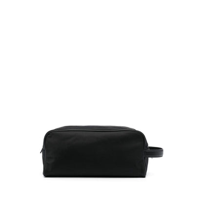 Dolce & Gabbana Nylon toiletry bag with rubberized logo Small Leather Goods