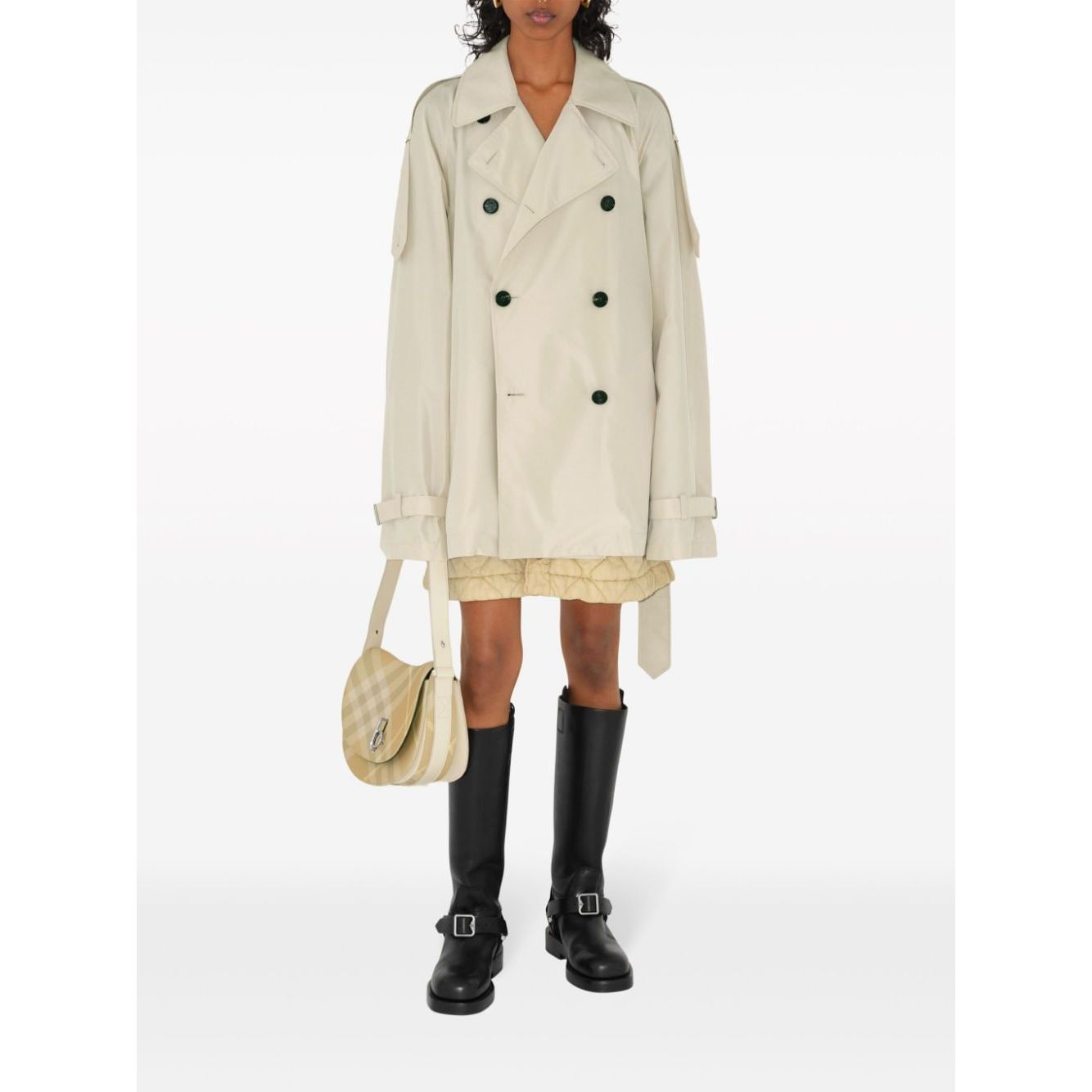 Burberry Short silk trench coat 8083853B8620