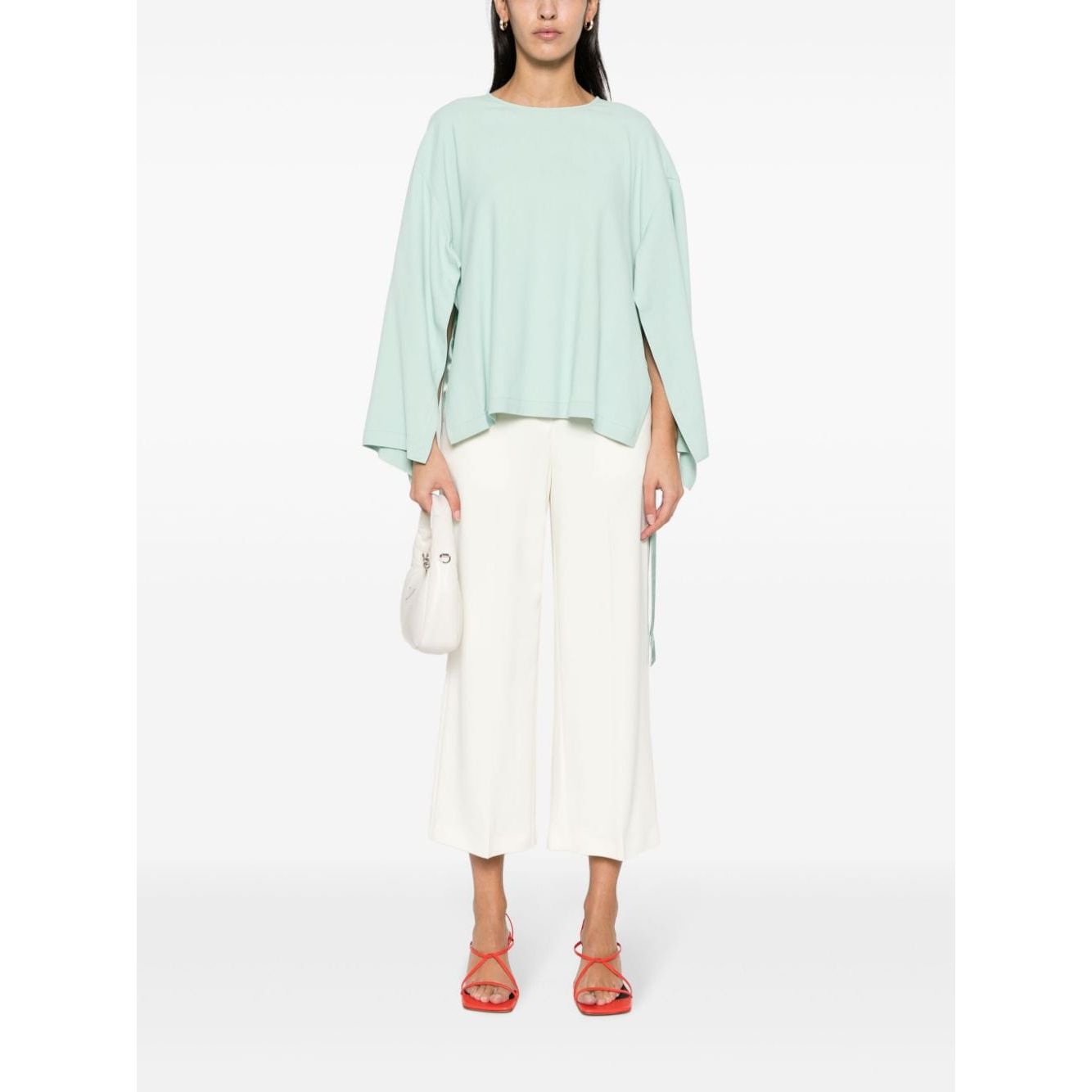 Erika Cavallini Semi-Couture Trousers White