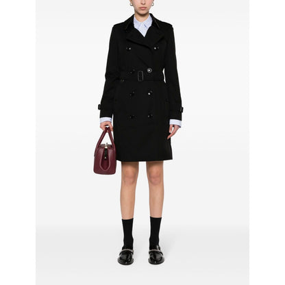 Burberry gabardine-weave trench coat Coats