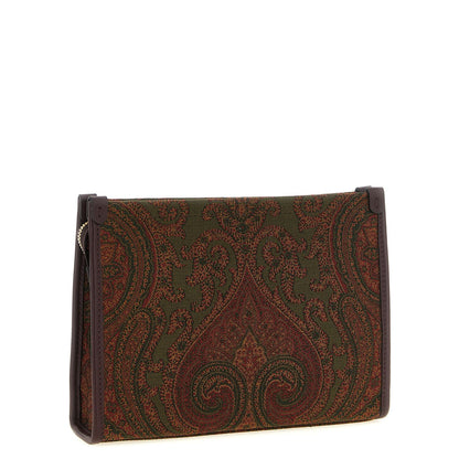 Etro Multicolor Polyester Clutch Bag