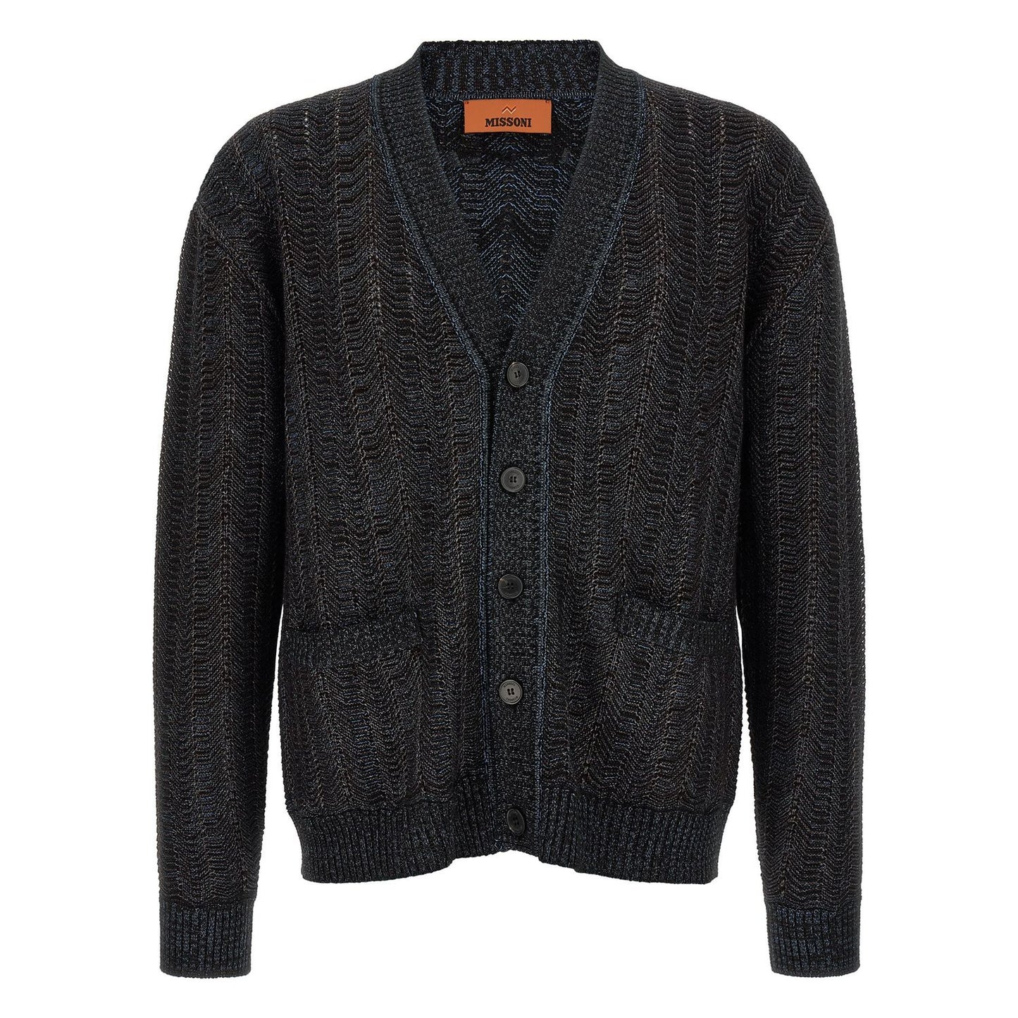 Missoni Blue Viscose Cardigan