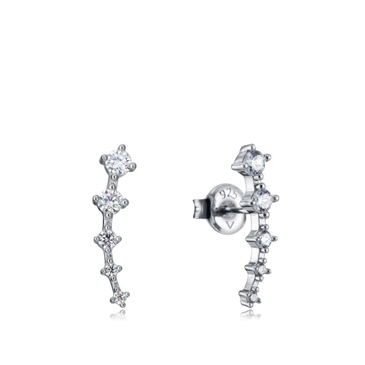 VICEROY JEWELS Mod. 13005E000-30 Ladies' Silver 925° Earrings with Quartz Movement, Water Resistant 5 ATM, in Official Box