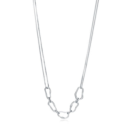 VICEROY JEWELS Mod. 13051C000-00, silver 925° necklace with quartz analog movement, lady's accessory in official packaging, water-resistant 5 ATM.