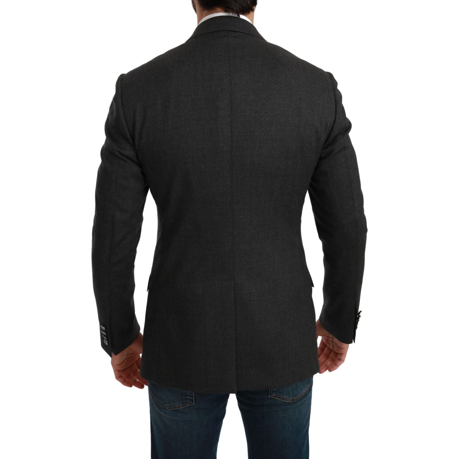 سترة رسمية أنيقة باللون الرمادي من دولتشي آند غابانا بقصّة Slim Fit