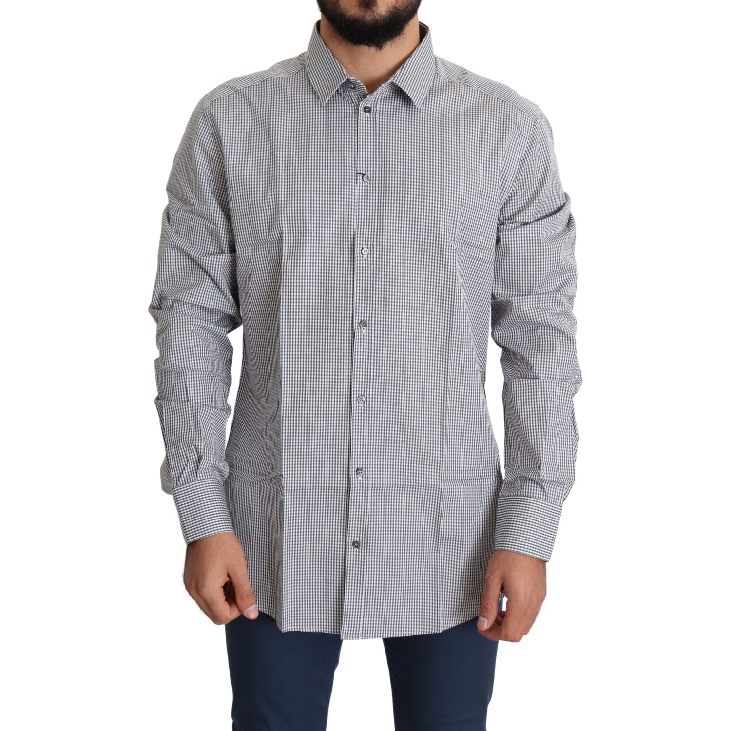 قميص دولتشي آند غابانا من القطن بقصّة Slim Fit