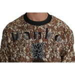 Dolce & Gabbana Multicolor MAMBO Jacquard Pineapple Pullover Sweater TSH2514-46