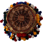 Dolce & Gabbana Multicolor Cotton Embellished Agnese Basket Tote Bag VAS12273