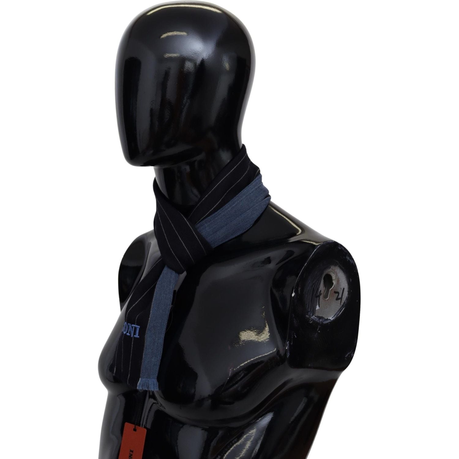 وشاح Missoni Chic مخطط من الصوف والحرير للجنسين