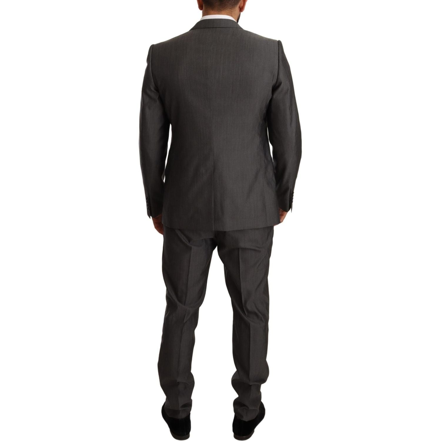 بدلة مارتيني أنيقة من الصوف والحرير بقصّة Slim-Fit من Dolce &amp; Gabbana