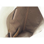 Michael Kors Mirella Small Powder Blush Canvas Shopper Crossbody Handbag Purse 94274