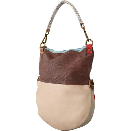 EBARRITO Multicolor Genuine Leather Shoulder Tote Women Handbag VAS12934