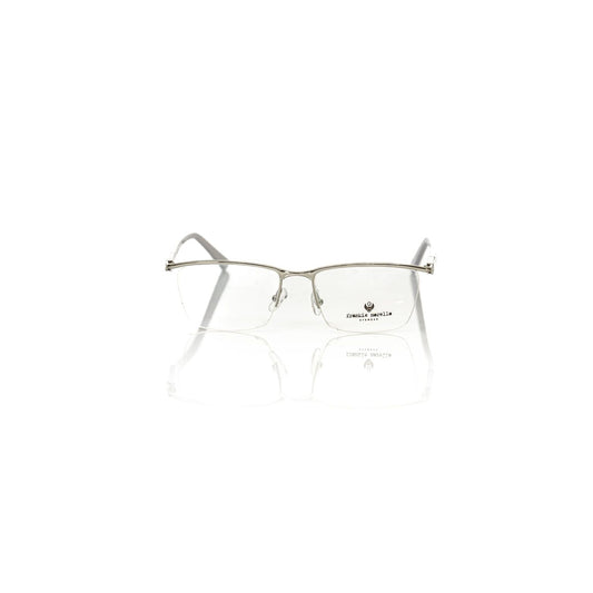 Frankie Morello Silver Metallic Fibre Glasses Frame