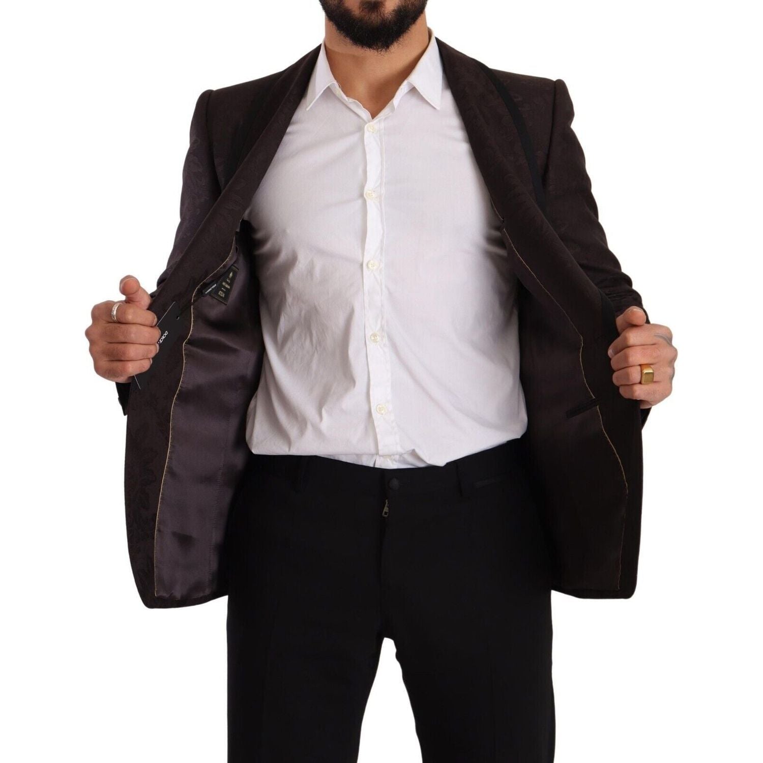 سترة ذات صف واحد من الأزرار من مجموعة دولتشي آند غابانا سيسيليان إليجانس