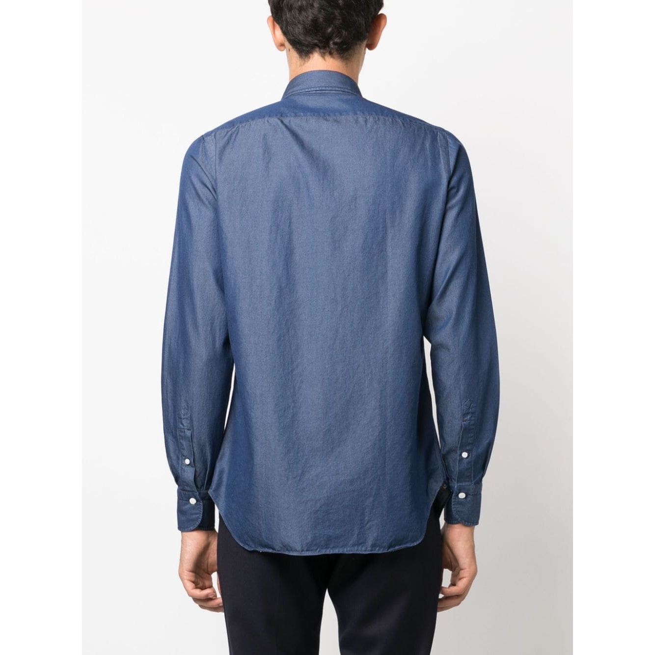 قمصان FINAMORE 1925 NAPOLI باللون الأزرق