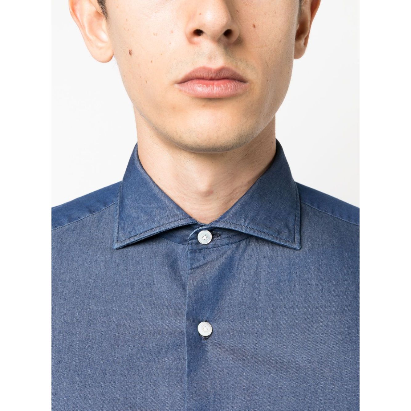 قمصان FINAMORE 1925 NAPOLI باللون الأزرق