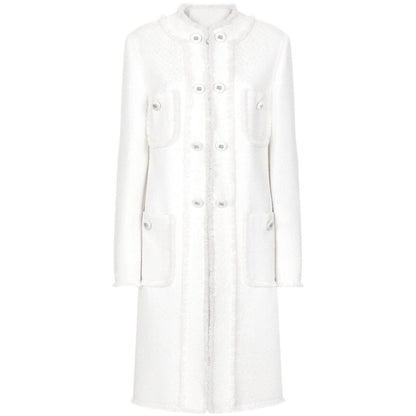 Dolce & Gabbana Single-breasted raschel tweed coat Jackets