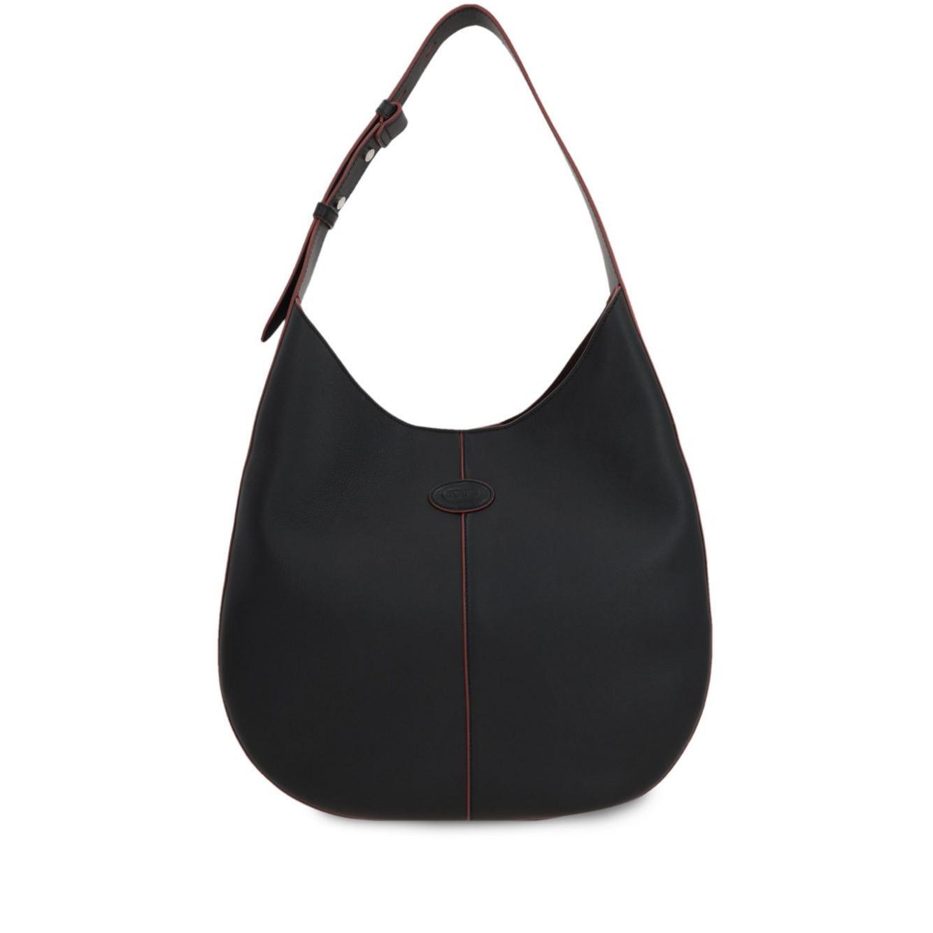 Tod's Small Hobo Leather Bag XBWDBSR9200YATB999-P25