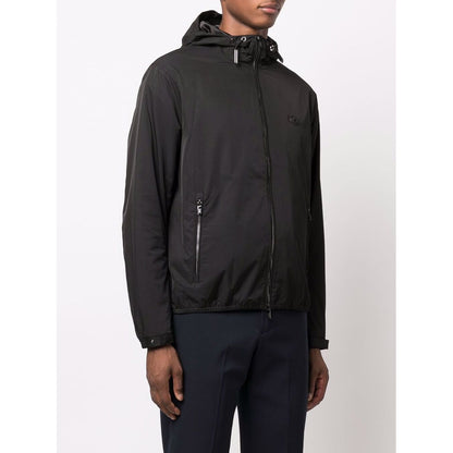Emporio Armani water-repellent hooded jacket Jackets