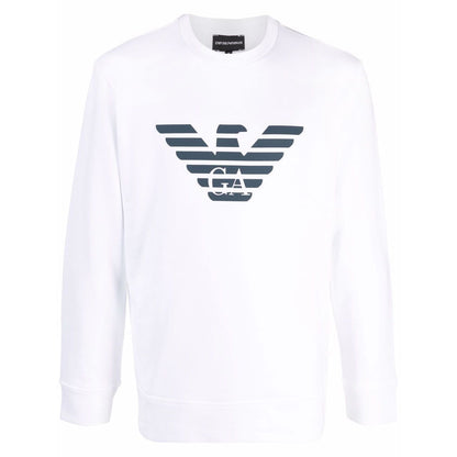 Emporio Armani Modal-blend sweatshirt with logo print