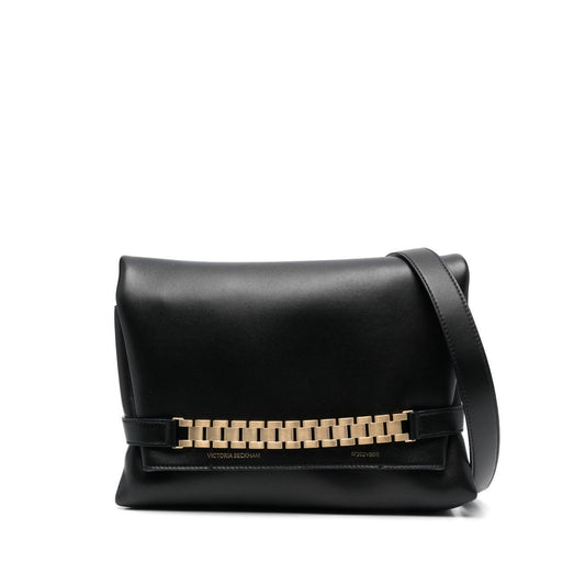 Victoria Beckham mini Chain Pouch leather clutch B223AAC004769ABLACK-P25