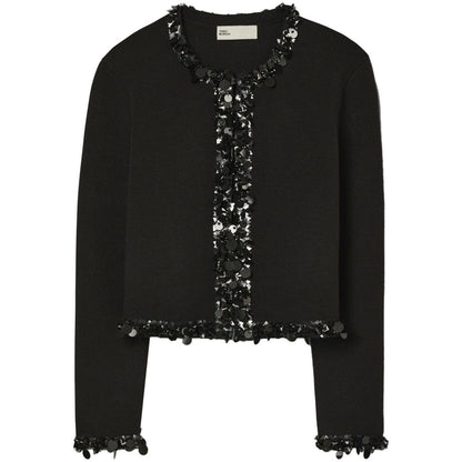 Tory Burch Sweaters Black Topwear