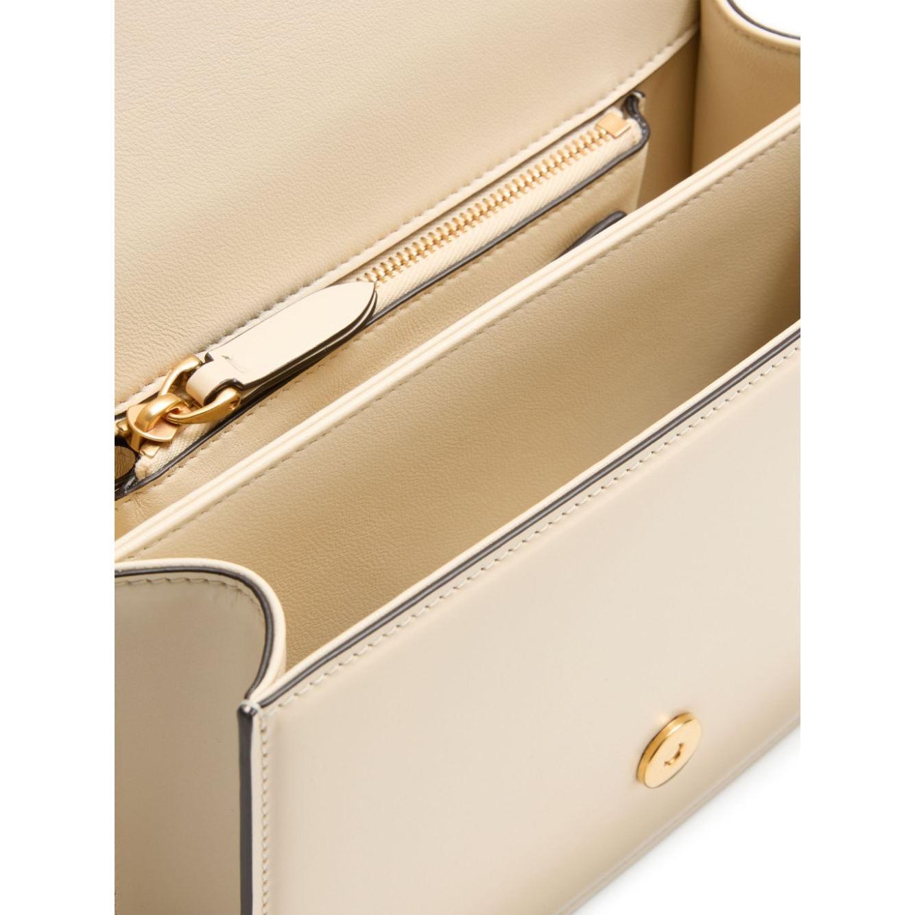 Front view with bag zipped and handles upright.