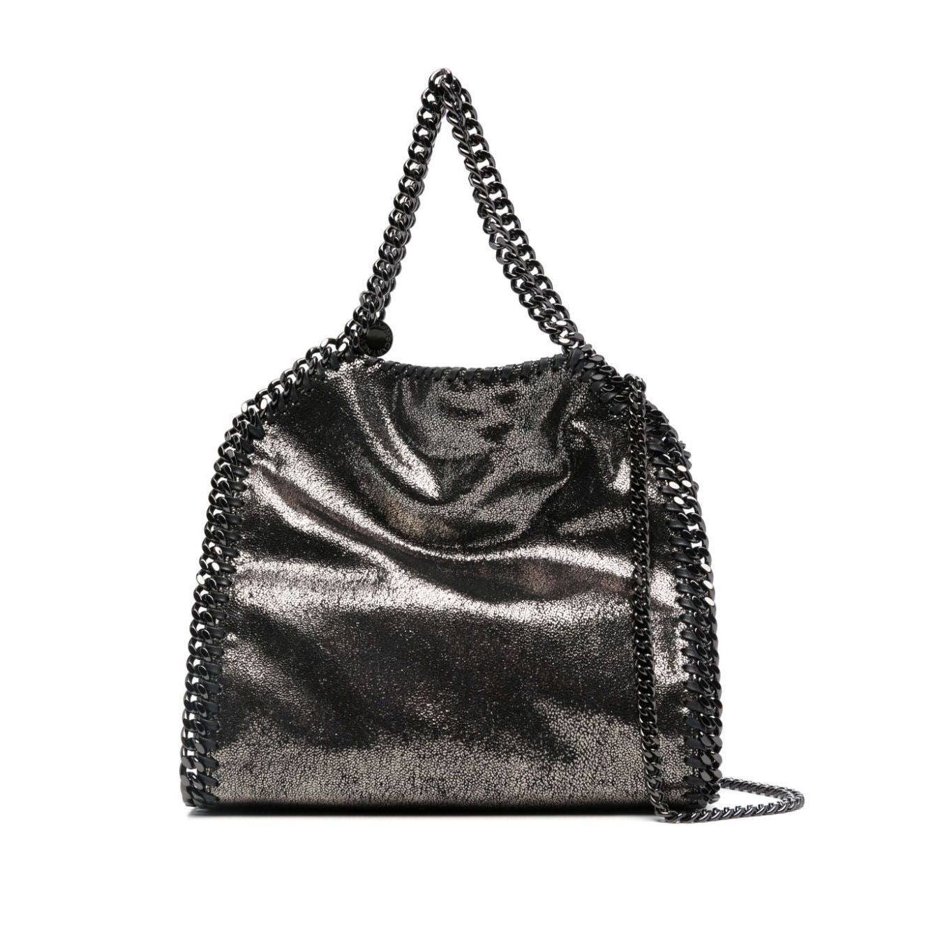 Front view with bag zipped and handles upright.